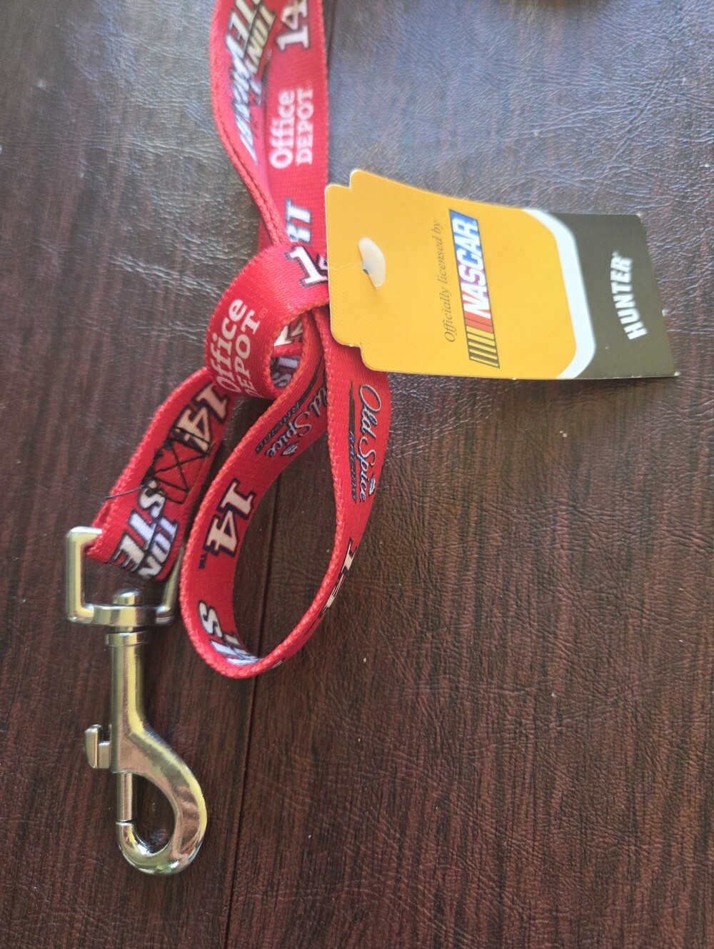 Tony Stewart #14 NASCAR Dog Leash Old Spice Office Depot Hunter Medium Carabiner